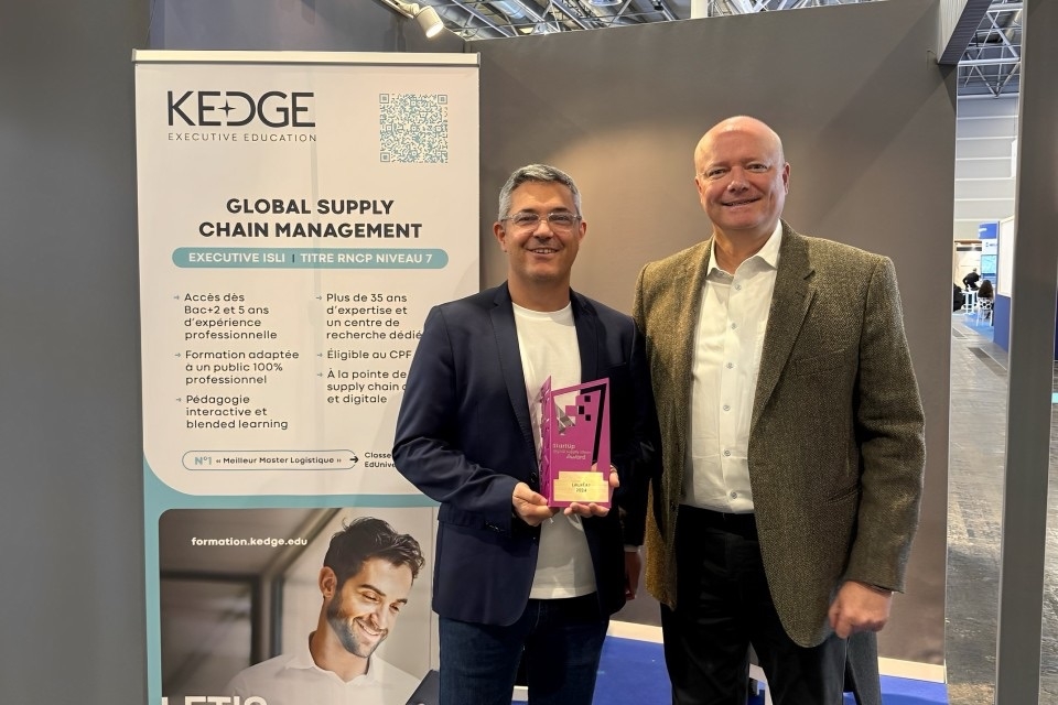 Arnaud Morvan, diplômé de KEDGE, remporte le Start-up Award grâce à la ...